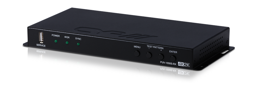CYP Europe CAT RX (HDBT), Scaler HDMI UHD,4K/ LAN/ RS232/ PoH 100m PUV-1550SRX